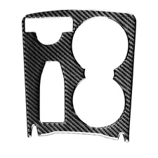 Car Water Cup Holder Frame Cover Real Carbon Fiber Trim For Benz C Class W204