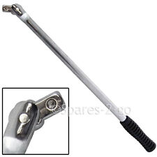 Long 1/2'' Drive Wheel Balance Iron Flexi Breaker Bar 4 Nut Socket Set 17mm 19mm