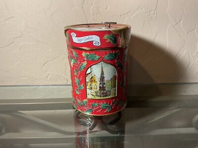 Lambertz Aachen German Cookie Empty Tin With Music Box