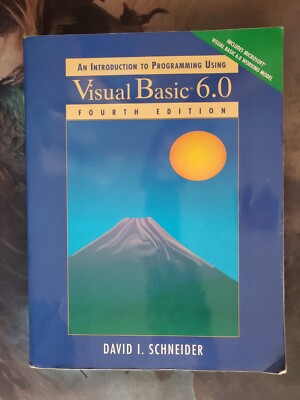 An Introduction to Programming Using Visual Basic 6.0 4th Edition (No CD) (1998)