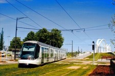 Zdjęcie Tramwaj Tramwaj Strasburg Francja 12,5x19cm Citadis403 #3001 Trasa d.Rh