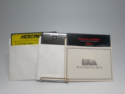 F-15 Strike Eagle, Jeopardy and Grand Slam Bridge (5.25'' PC Floppy Disc)