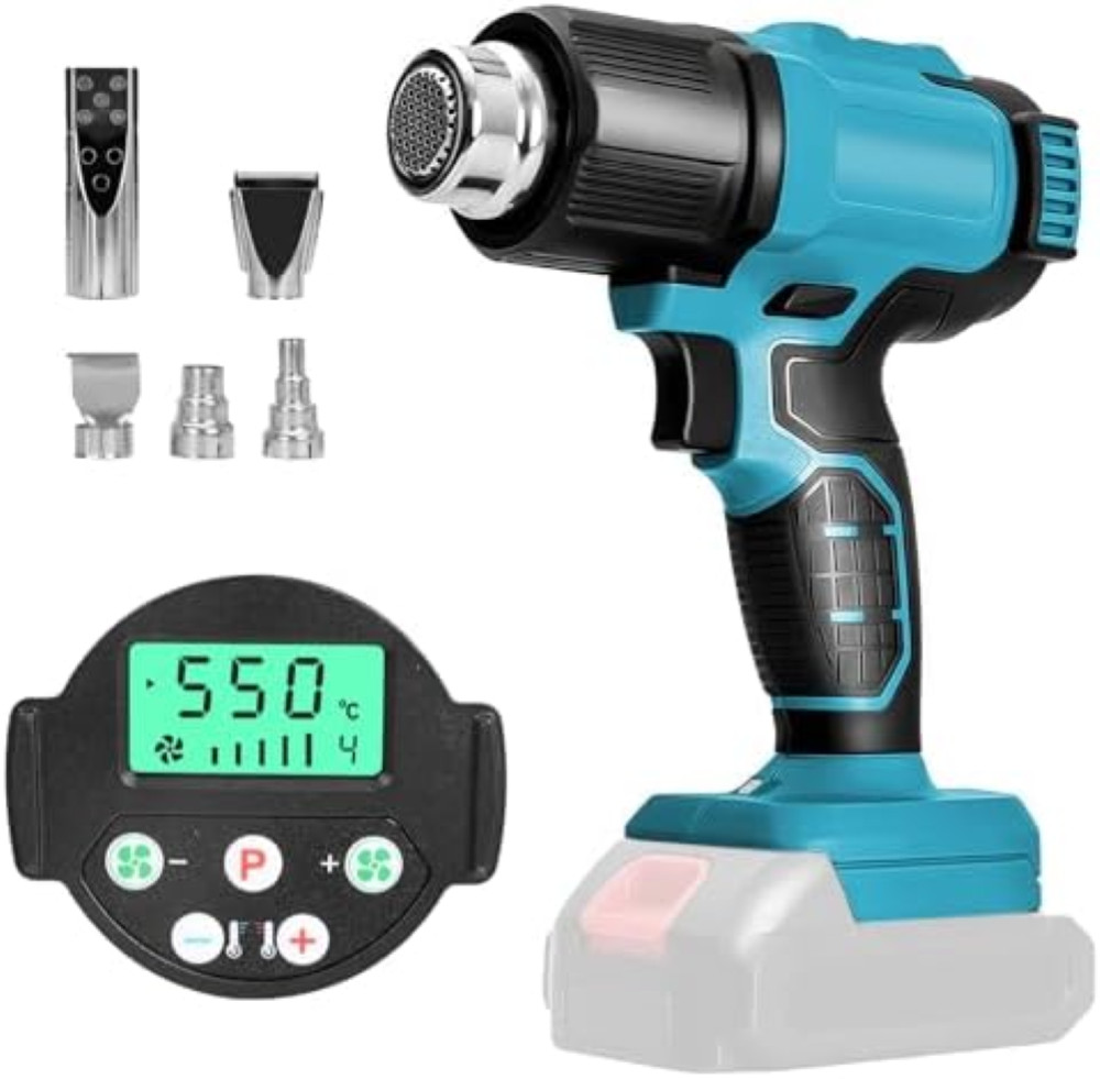 Soffiatore Termico 18V per Batterie Makita | Decapatore Portatile 550°C