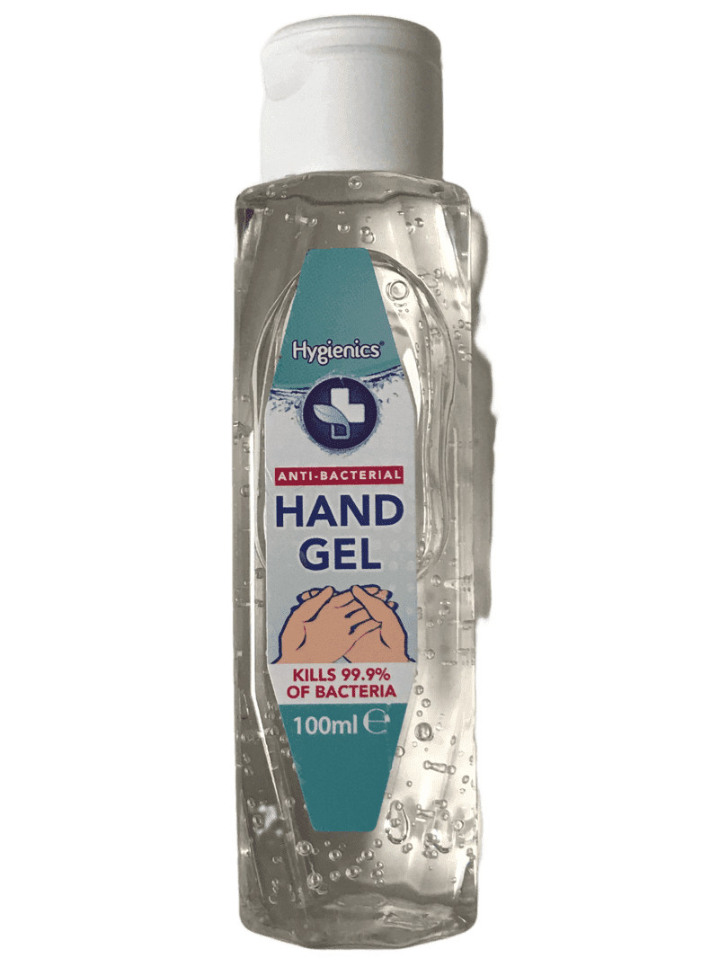 Hygenics Anti-bacterial Gel Kills 99.9% of Bacteria - 70% Ethanol 100ml