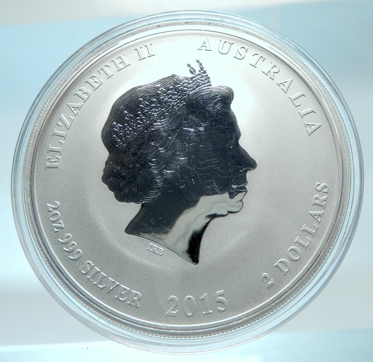 2015 AUSTRALIA Huge Elizabeth II Chinese Zodiac Goat Genuine