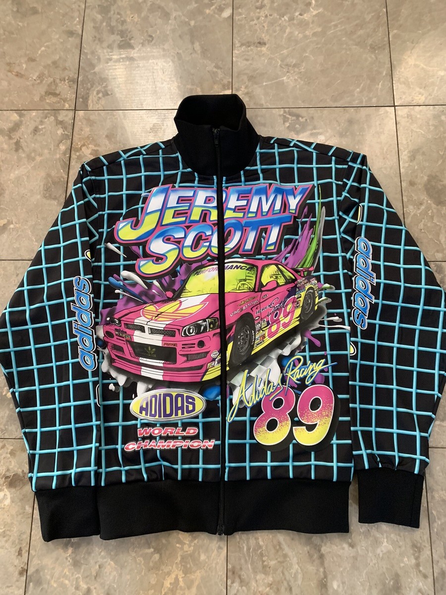 Adidas x Jeremy Scott Rally Track Jacket Unisex Sz S(HG6509