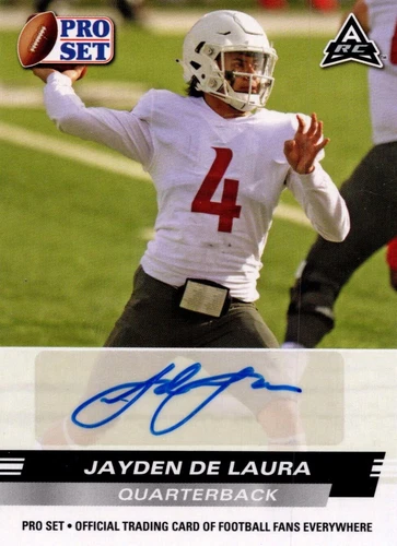 2022 Leaf Pro Set Draft Jayden De Laura #PSA-JDL