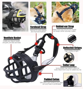 barkless silicone dog muzzle