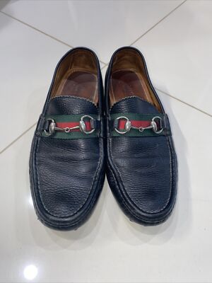 GUCCI Size 9.5 Black Leather Loafer Loafers Gucci Loafers Black Men main image 4