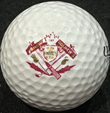 Oshawa Golf and Curling Club Golf Course Logo Ball Ontario, Canada