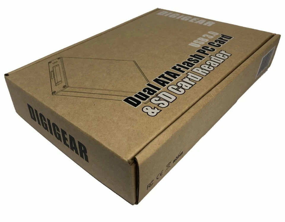DIGEAR Dual ATA Flash PCMCIA PC Karte SD USB 3.0 Kartenleser U2ATASD Omnidrive - Bild 4 von 4