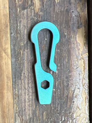 Peter Atwood anodized titanium HANGMAN, STAMPED w/ 🪰🌙 | eBay