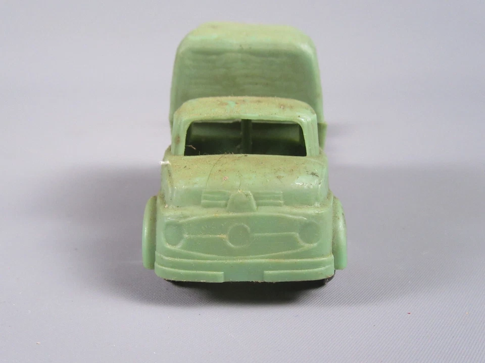 C144 Noreda Francia Mercedes Militare + Rimorchio Giocattolo Bazar Plastica 1:50 - Immagine 2 di 4