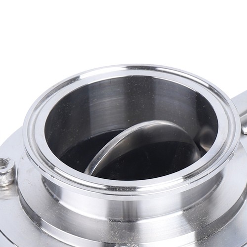 304 Stainless Steel Sanitary Manual Female Thread Butterfly Valve Dn80 3 Inch - Picture 9 of 11