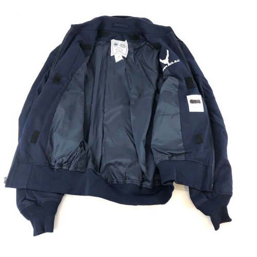 USAF AIR FORCE BLUE LOGO LIGHTWEIGHT BOMBER JACKET SIZES 38-46 - Picture 4 of 5