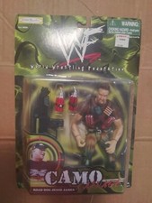 1999 WWF WWE Jakks Pacific Road Dogg Jesse James Camo Carnage Wrestling Figure 
