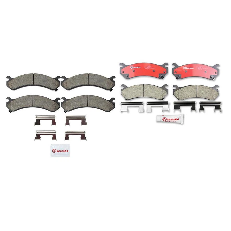 Pastilla de freno delantera trasera Brembo 8 para Chevrolet Avalanche 2500 2002-2006 Foto 2 de 4