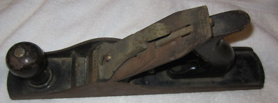 #5 ad Stanley Smooth Bottom USA wood working plane tool,Craftsman blade,VTG