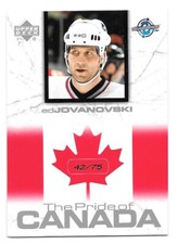 2004 UD World Cup of Hockey Toronto Fall Expo Pride Canada #8 Ed Jovanovski /75