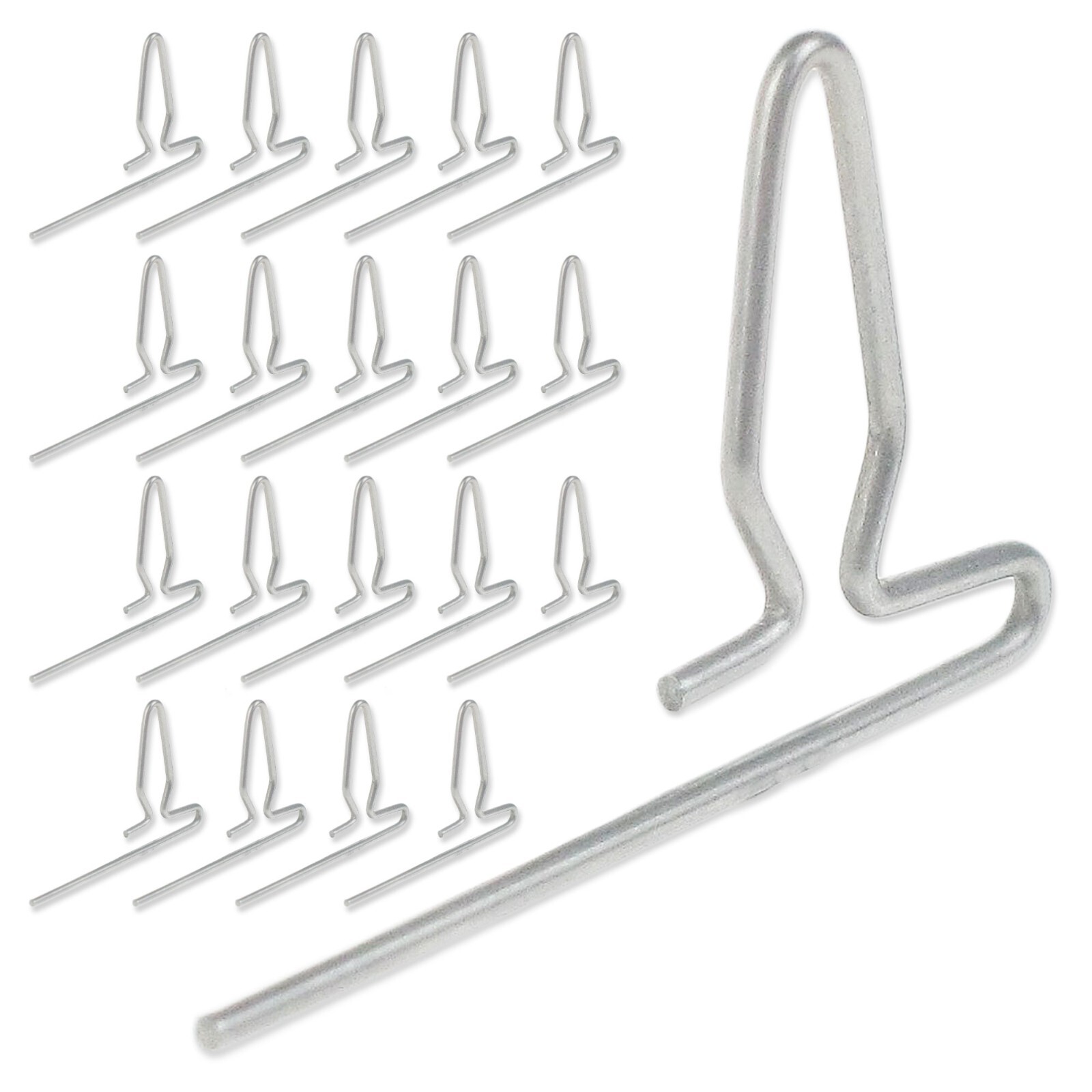 PACK OF 20 x METAL FIXING FASTENING CLIPS FOR BRAIDED OVEN DOOR GASKET