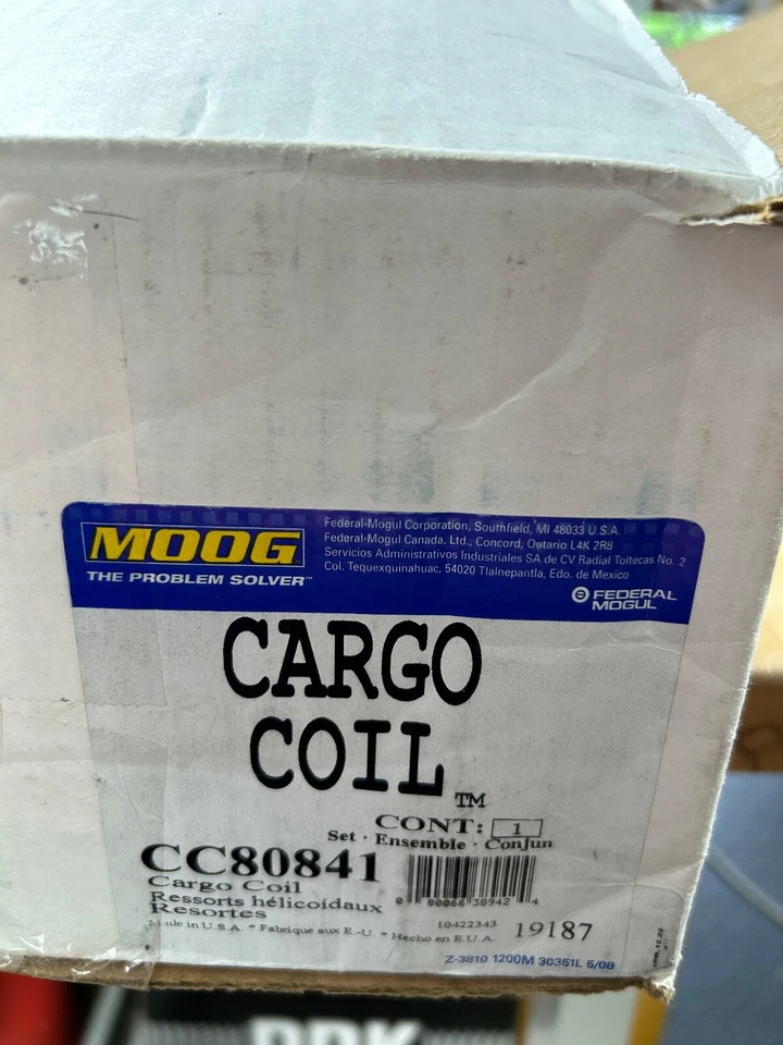 Juego de pares de muelles helicoidales traseros MOOG para 97-02 Expedition Foto 2 de 2