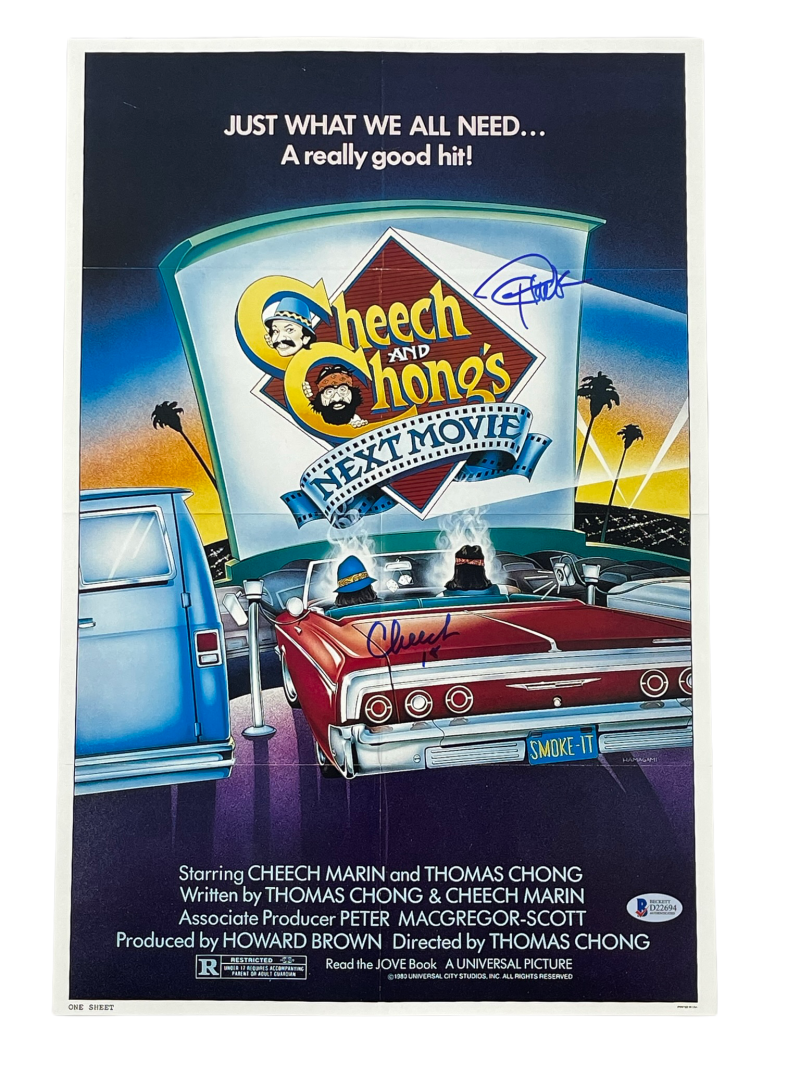 Cheech and Chong signed Wedding vinyl Record album proof Beckett COA autograph STAR Cheech and Chong signed Wedding vinyl Record album proof Beckett COA autograph STAR