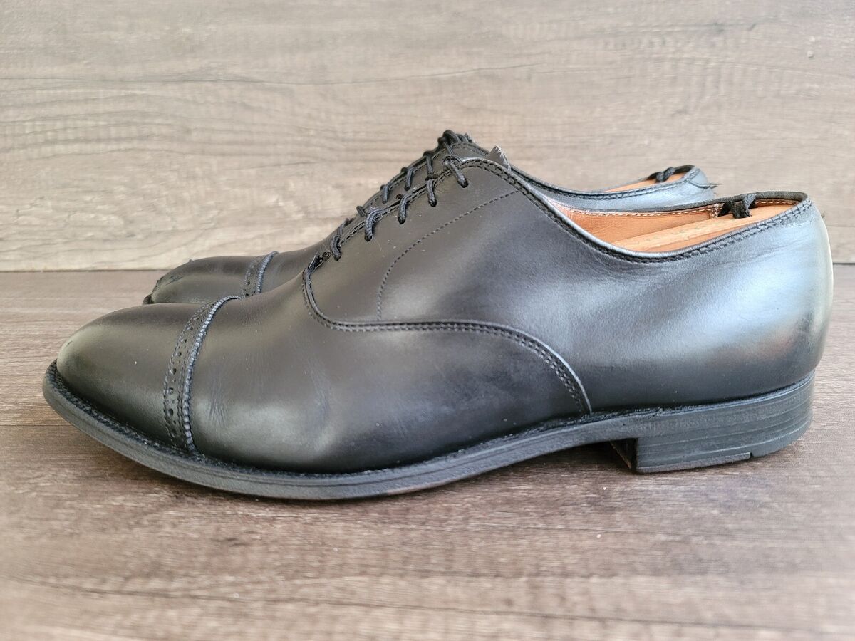 Alden x Brooks Brothers Black Leather Cap Toe Shoes Size Alden x Brooks Brothers Black Leather Cap Toe Shoes Size