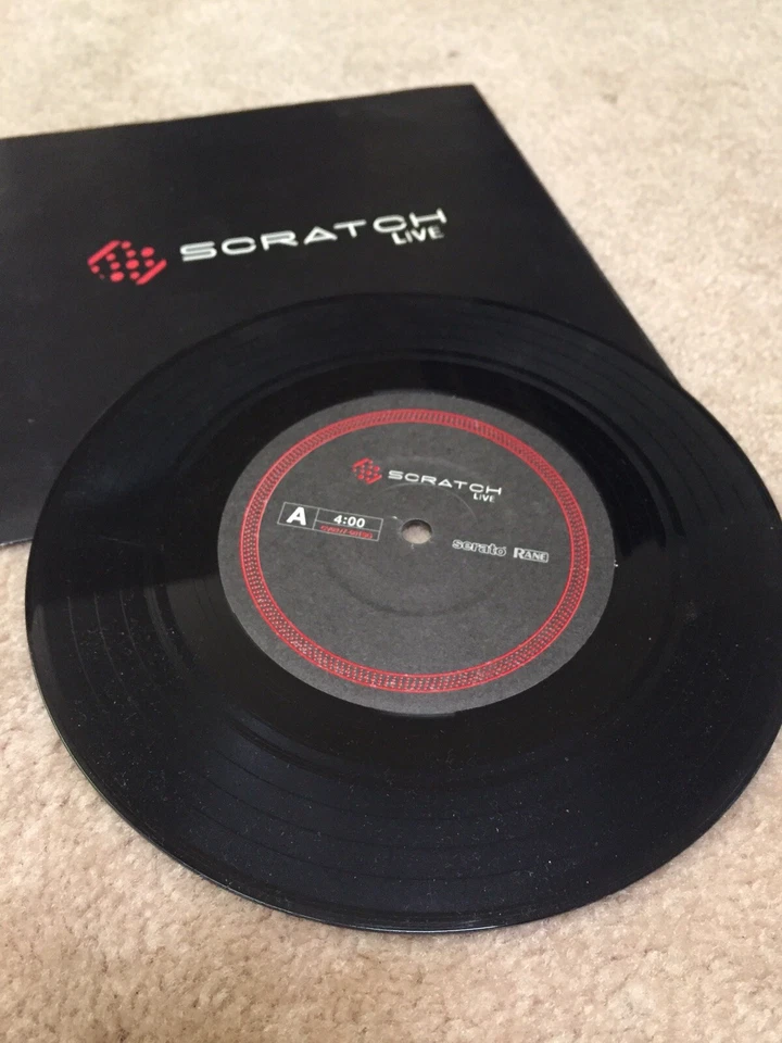 (2) Disco de vinilo Serato Scratch Live original de 7” raro edición limitada Foto 2 de 4