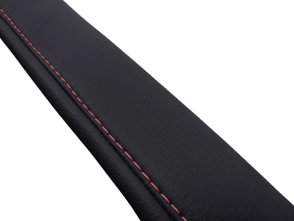 Compatível com 2010-2020 Toyota 4Runner PVC couro apoio de braço porta painel tampa ponto vermelho - Imagem 4 de 4