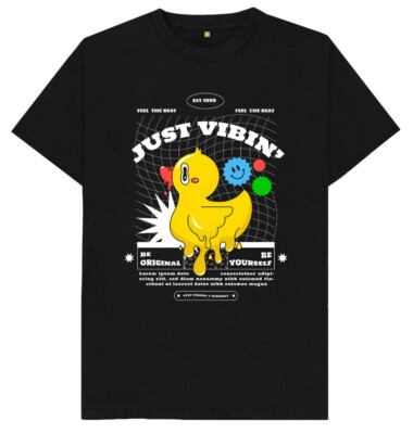 Just Vibin Be Original Be Yourself Feel The Beat T-Shirt