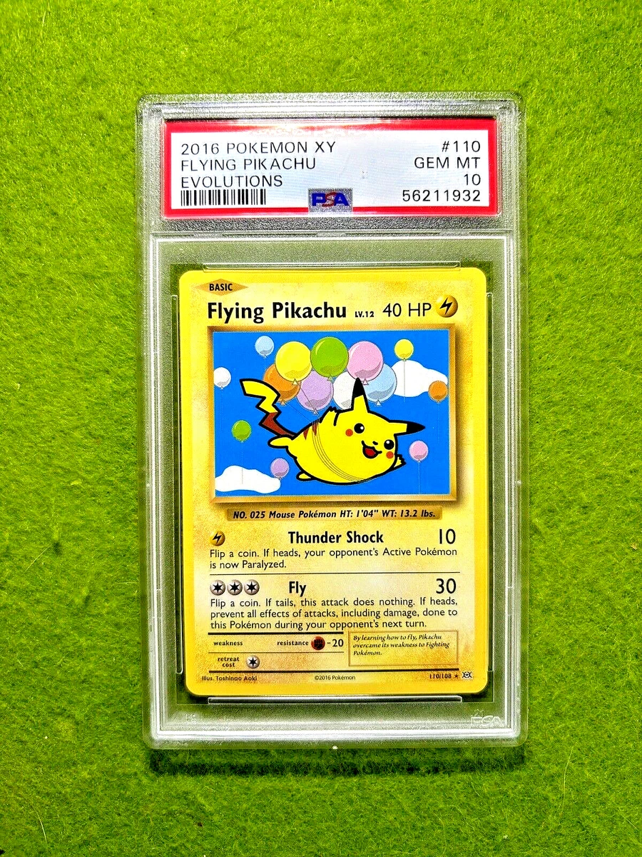 Pikachu Pokémon TCG Grade 10 XY Individual Collectible Card Game