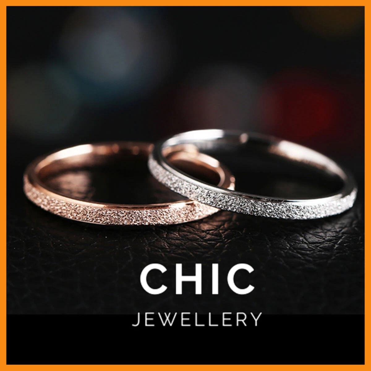 WOMENS ROSE GOLD SILVER 2MM STARDUST THIN BAND ETERNITY WEDDING