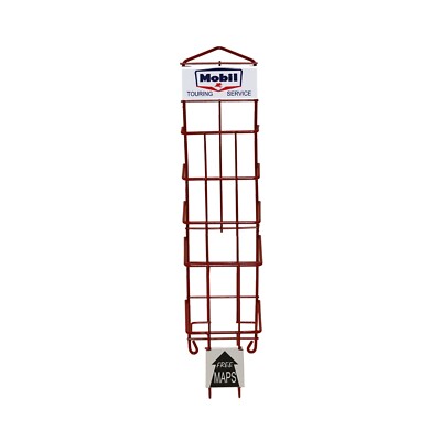 MOBIL GAS STATION MAP RACK AUTOMOBILIA