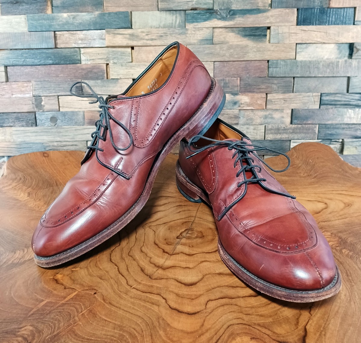 Allen Edmonds Kingsley Mens 10.5 D Brown Leather Dress  display picture 1