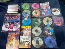 LOT GAMES EDUCATION PRINT RELIGION PHOTO BARBIE DISNEY BLUES GREEN EGGS SOFTWARE