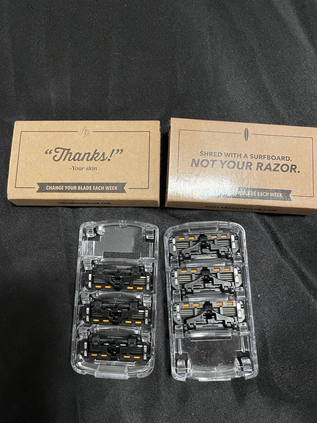 Dollar Shave Club Executive Razor Cartridges 6 Blade & 4 Blade Razor