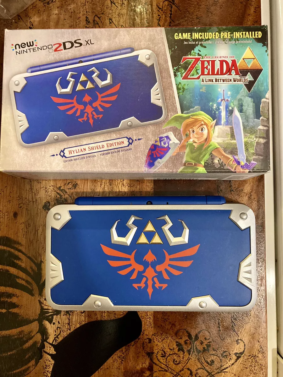 New Nintendo 2DS XL LL Hylian Shield Edition Open Box [N]