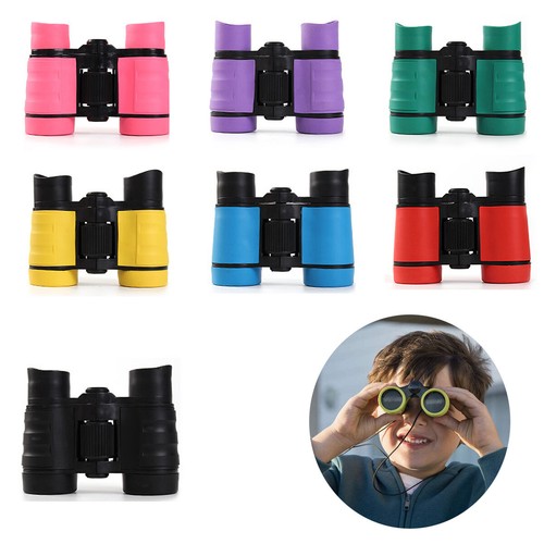 Anti Skid Rubber Grip Telescope Kids Children Binoculars Outdoor Games Toy - Picture 1 of 30