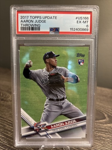 2017 Topps Update Series - Aaron Judge #US166 Throwing (RC) PSA
