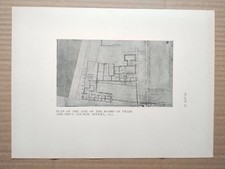Plan of the Board of Trade and Privy Council, London - Antique Print - 1931