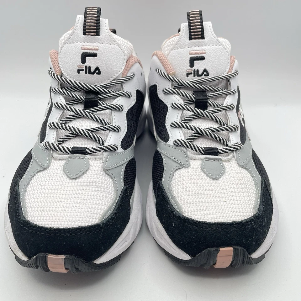 Zapatillas deportivas Fila Recollector, blanco, negro, rosa, talla de mujer 6 EUC! Foto 4 de 4
