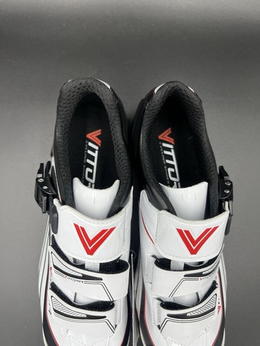 Zapatos de Ciclismo de Carretera Vittoria Zoom (Blanco) Unisex Talla 41 Hechos en Italia - Imagen 3 de 11