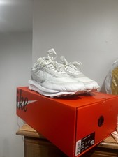 Nike Sacai Waffle White Nylon Uk 9 with OG box