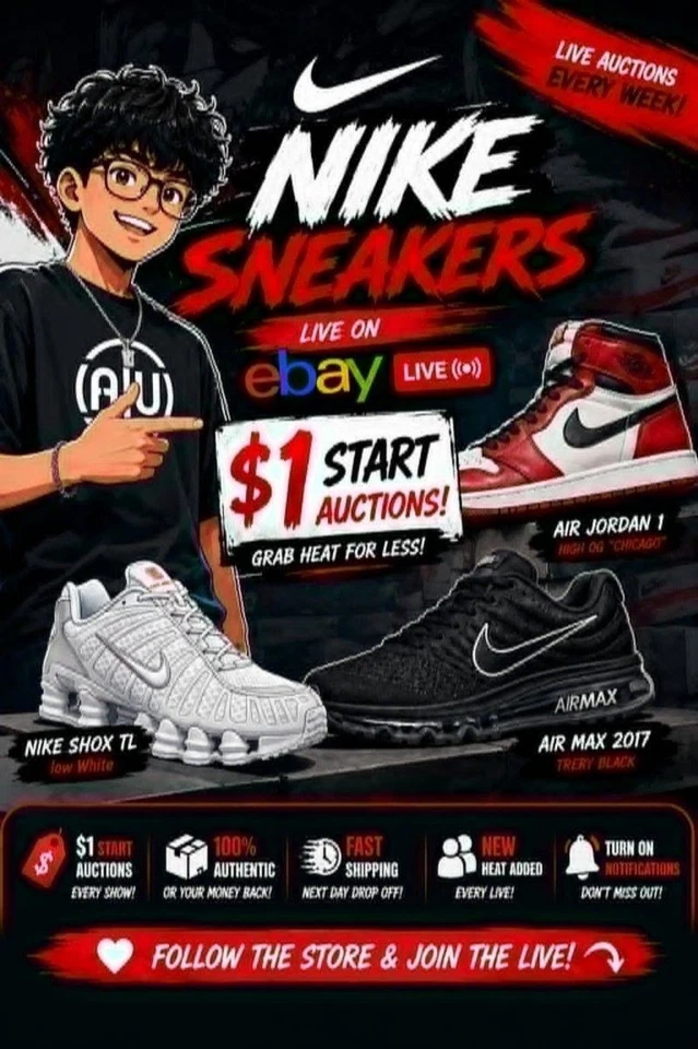 ⚡️INITIALAU LIVE | STARTING FROM $1 !! 🤯 | 👟 RARE SNEAKERS & GRAIL