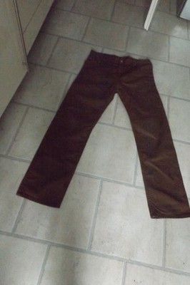 Herren CARHARTT HOSE 32x32 SLIM PANT BRAUN