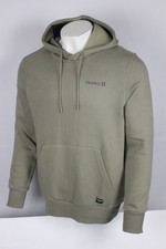 Hurley Men's One and Only Pullover Hoodie Sweatshirt Iguana Green