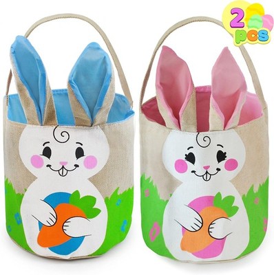 Osterkorb Set 2 Stück Osterhasenkorb Ostereiersuche Ostern Kinder JOYIN