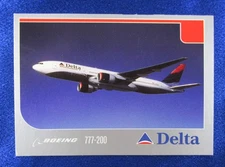 2003 Delta Airline Pilot Trading Card #10 Boeing 777-200