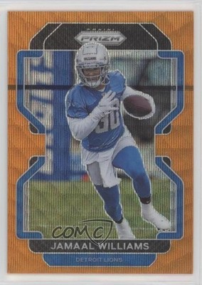 2021 Panini Prizm Orange Wave Prizm 29/60 Jamaal Williams #150 z7j