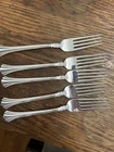 Reed & Barton Sterling Silver (.925) Forks Set of 5 Dinner Forks